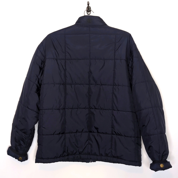 Timberland Navy Blue Warm Winter Puffer Jacket.  Size Medium - Picture 9 of 15